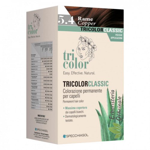 Tricolor classic 5,4 rame 2 tubi 50 ml + 2 shaker 50 ml + 4 bustine 8 ml