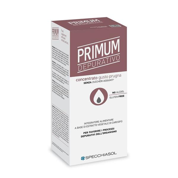 Specchiasol Primum No Alcool Sciroppo Gusto Prugna Integratore Depurativo 250 ml