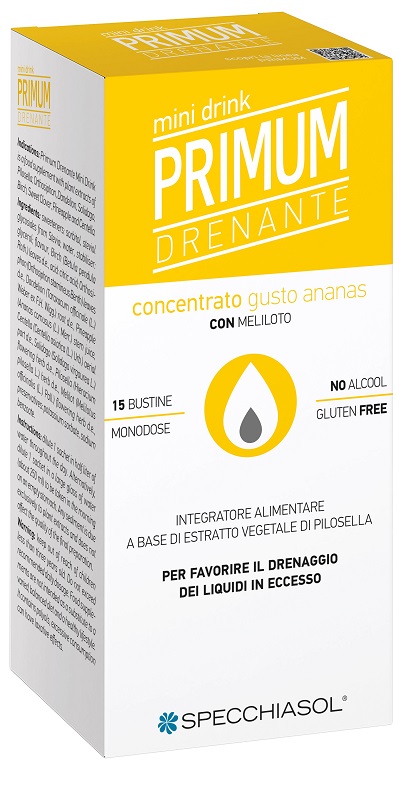 Primum Drenante Integratore Minidrink Azione Drenante 15 Bustine
