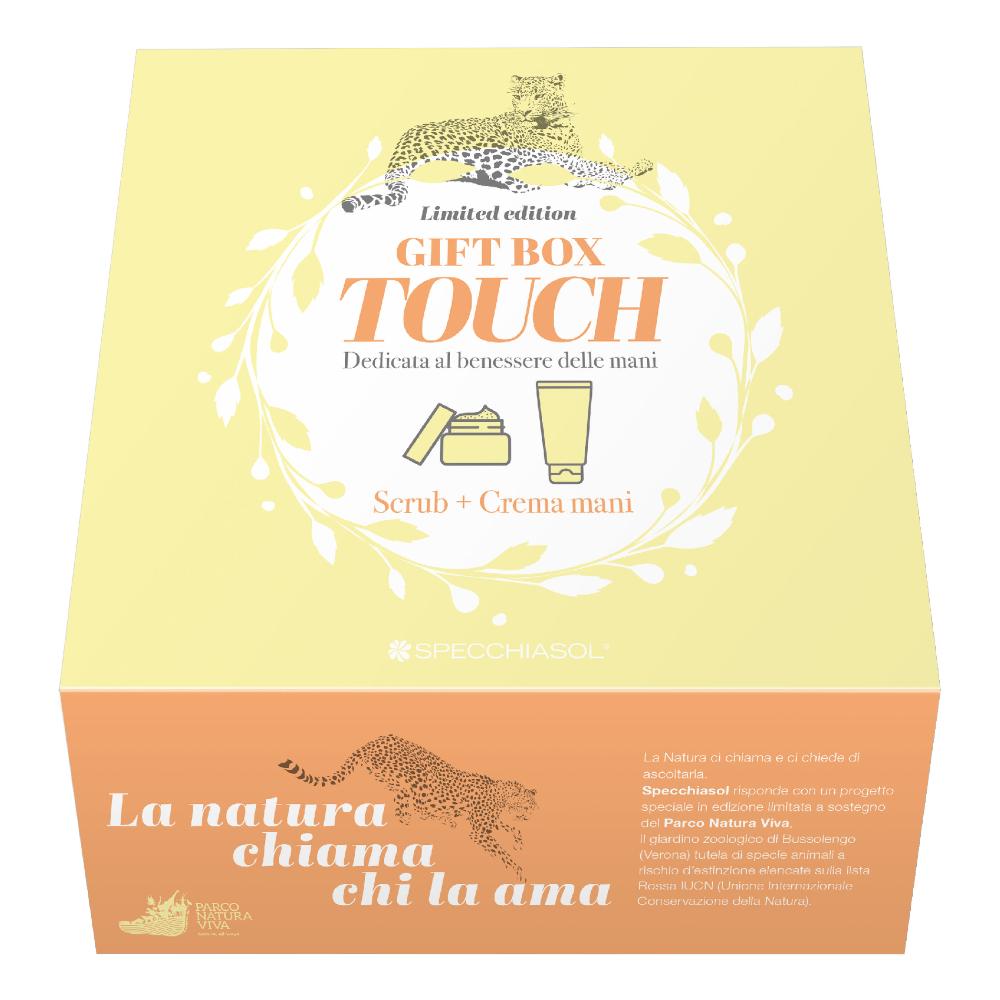 Gift Box Touch 1, Scrub Mani e Crema Idratante, Cofanetto Benessere Mani 50ml - Regalo per Mani Morbide