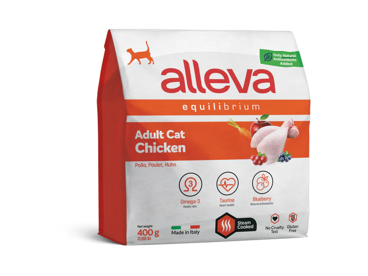 Crocchette per Gatti Equilibrium Adult & Sterilized al Pollo, 400 g