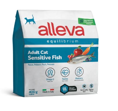 Alleva Equilibrium Sensitive Crocchette per Gatti Adult & Sterilized Pesce Oceanico 400 grammi