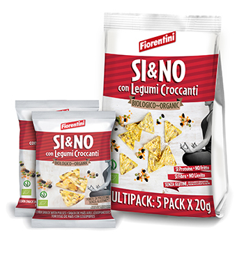 Bio si &amp; no legumi croccanti 5 x 20 g