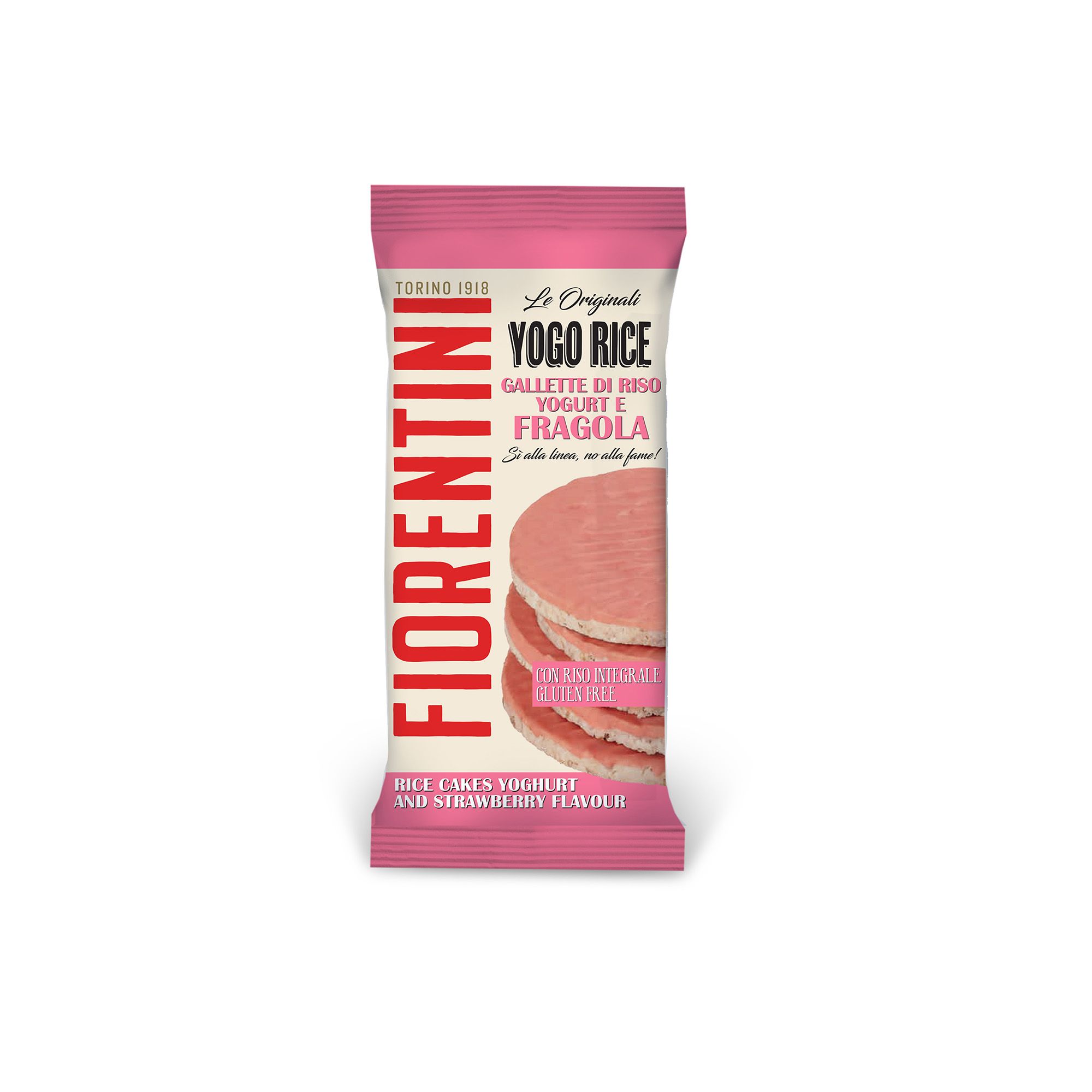 Gallette di Riso Yogurt e Fragola Senza Glutine - Fiorentini 100 g