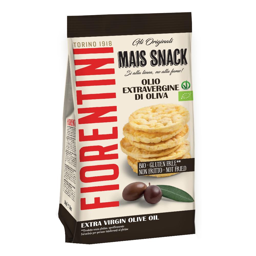 Bio Mini Mais Snack Senza Glutine all'Olio EVO 50g - Fiorentini 50 g