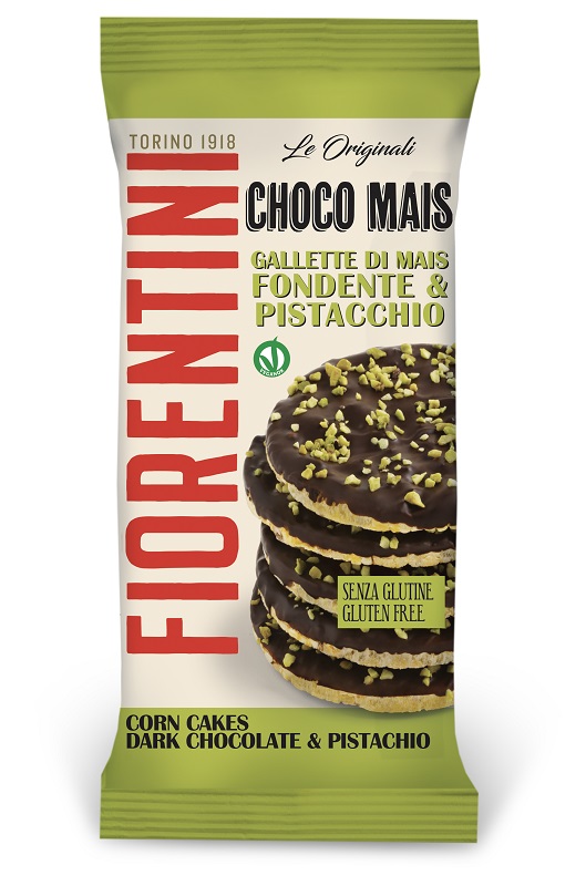Gallette di Mais Fondente e Pistacchio Senza Glutine - Fiorentini 72 g