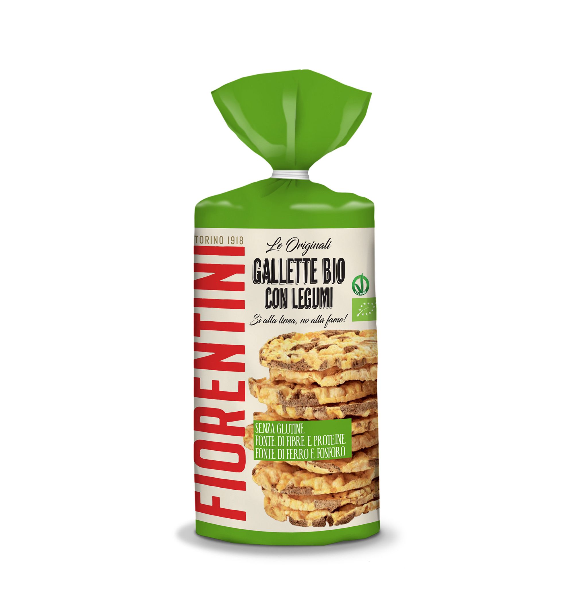 BIO Gallette di Mais con Legumi Senza Glutine - Fiorentini 120 g