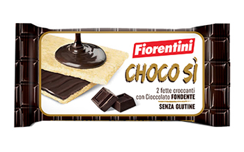 CIALDE DI RISO E MAIS RICOPERTE CON CIOCCOLATO FONDENTE 26 G