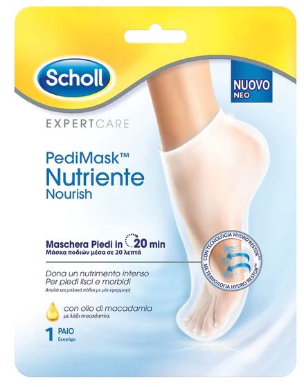 SCHOLL PIEDI MASK NUTR OLI MACADAM