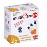 Test Trigliceridi Multicare In Strisce Con Aspriazione Capillare 25 Pezzi pz reattive