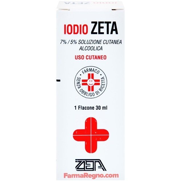 Iodio Zeta 7%-5% Soluzione Cutanea Alcoolica 30 ml