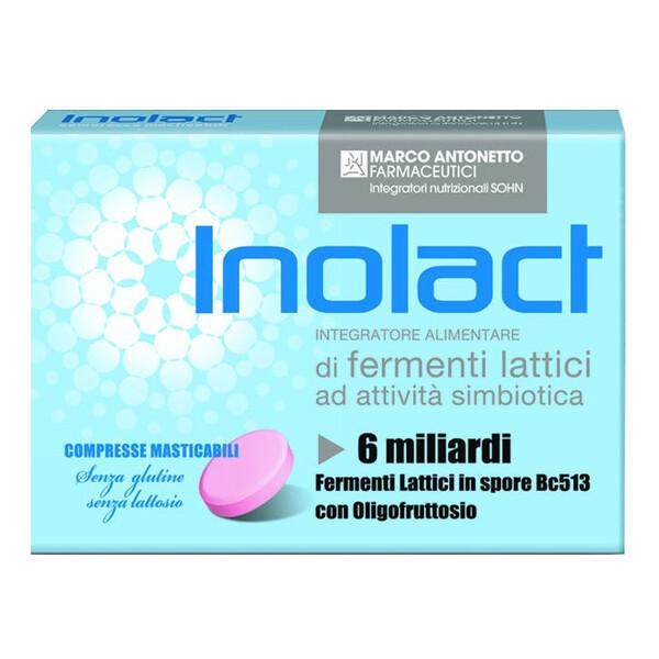 Inolact Integratore di Fermenti Lattici 20 Compresse Masticabili