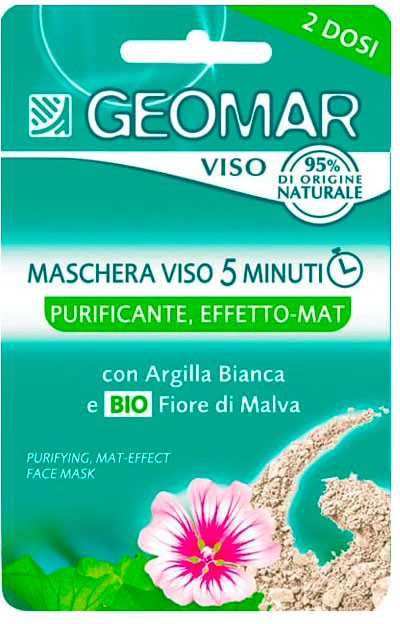 Geomar - Pure Skin - Maschera Viso Purificante e Opacizzante 2 dosi — confronto prezzi