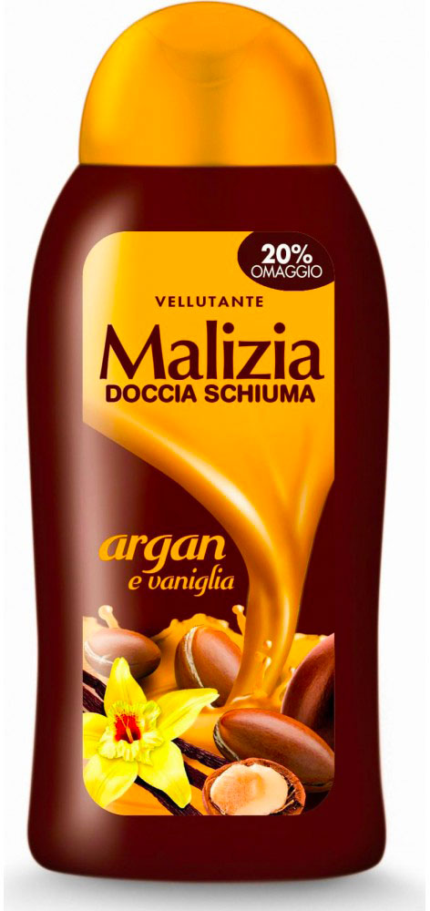 MALIZIA - doccia schiuma vellutante argan e vaniglia 300 ml — confronto prezzi