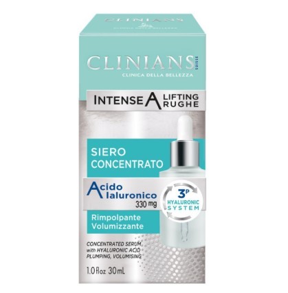 Clinians - Intense A Lifting Rughe - Siero concentrato con acido ialuronico 30 ml