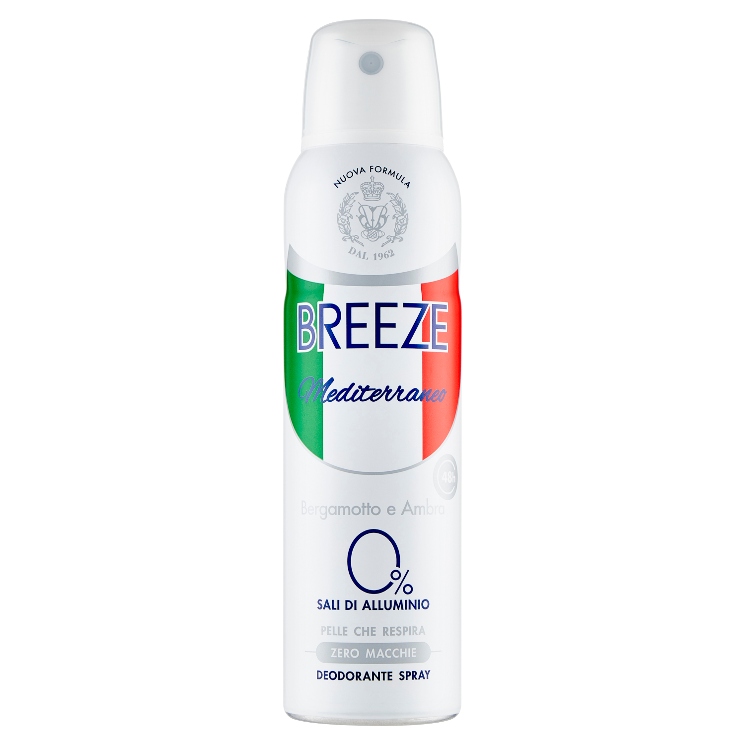 BREEZE - Mediterraneo - Deodorante Spray con bergamotto e ambra 150 ml — confronto prezzi