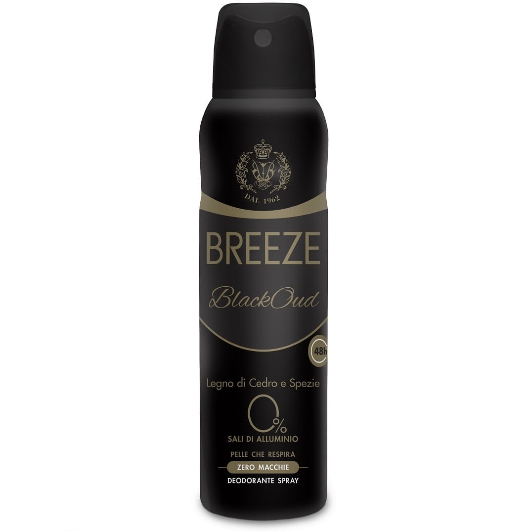 BREEZE - BlackOud - Legno di Cedro e Spezie - Deodorante 150 ml Spray — confronto prezzi