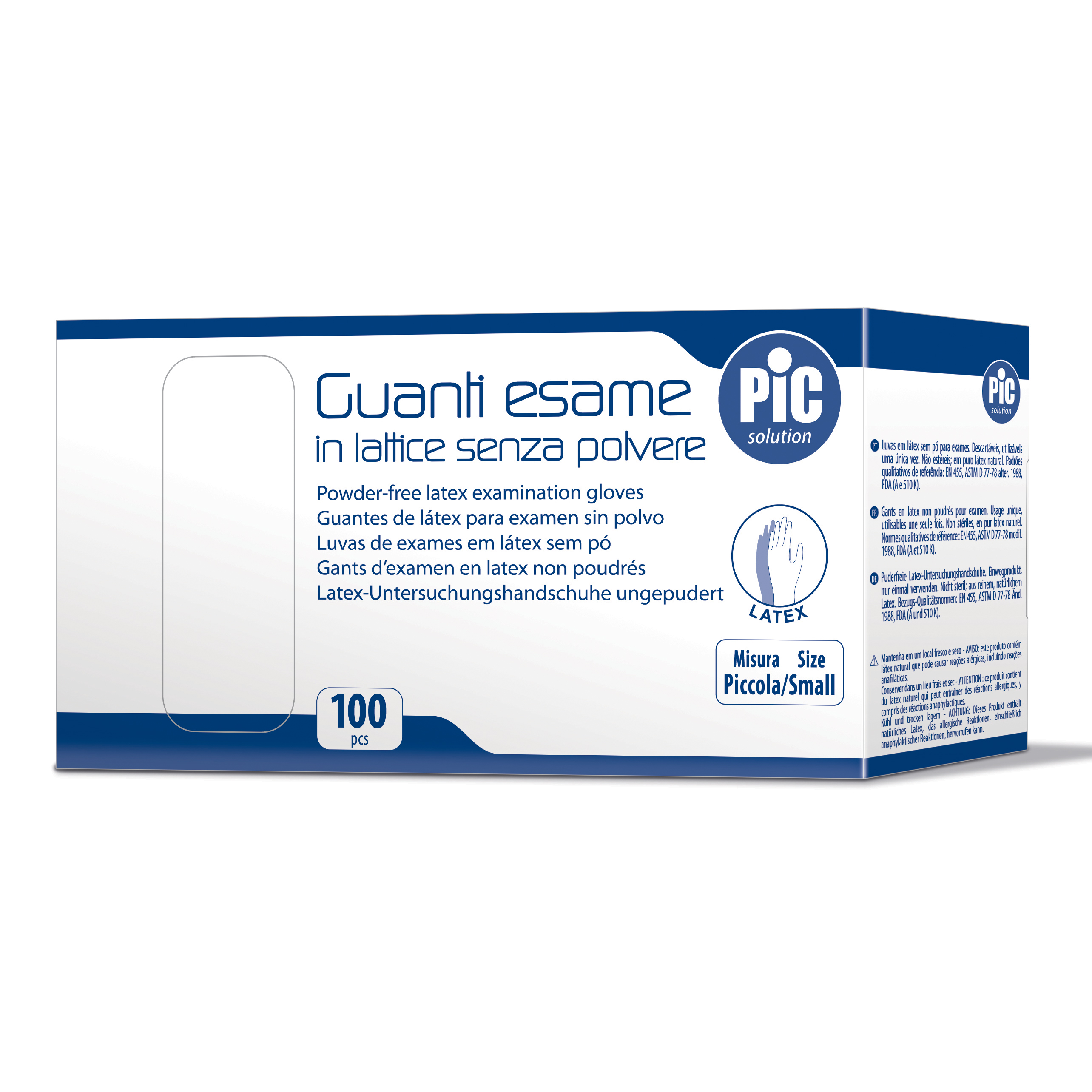 Pic Guanti In Lattice Naturale Senza Polvere Taglia M 100 Pezzi — confronto prezzi