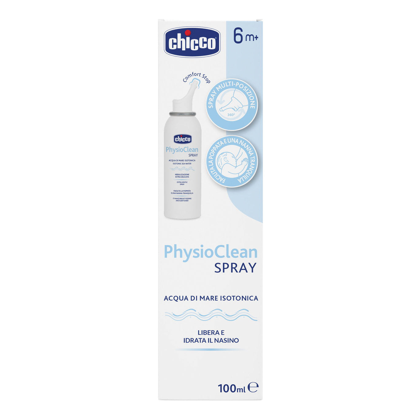 Chicco - physioclean acqua di mare isotonica spray 100 ml — confronto prezzi