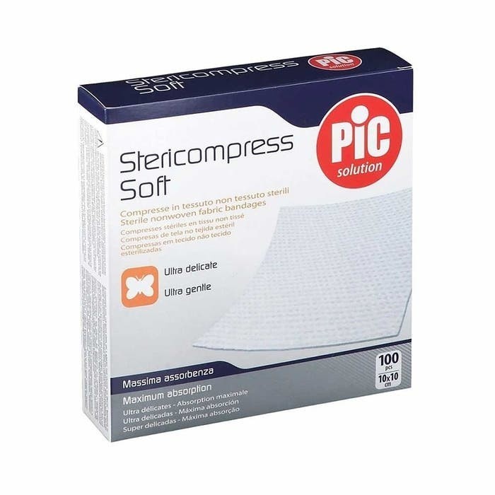 Pic Stericompress Soft Garza TNT 10x10cm 100 Pezzi Sterili