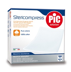 Pic Stericompress Garza Compressa Sterile 10cm x 10cm 50 Pezzi — confronto prezzi