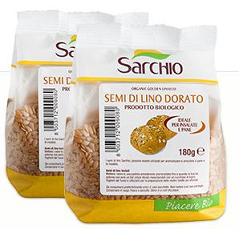 Semi di Lino Dorato Senza Glutine - Sarchio 180 g