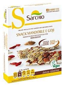 Sarchio Snack Di Mandorle E Goji Senza Glutine 80 g — confronto prezzi