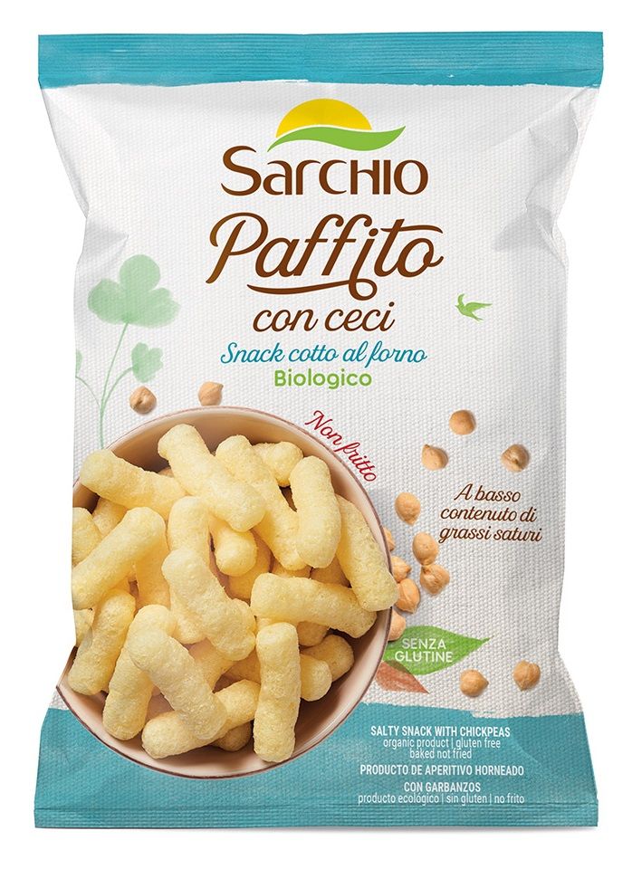Paffito con Ceci Snack Senza Glutine - Sarchio 35 g
