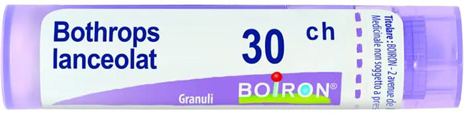 Boiron Bothrops Lanceolatus 30CH Granuli Omeopatici, 4g — confronto prezzi
