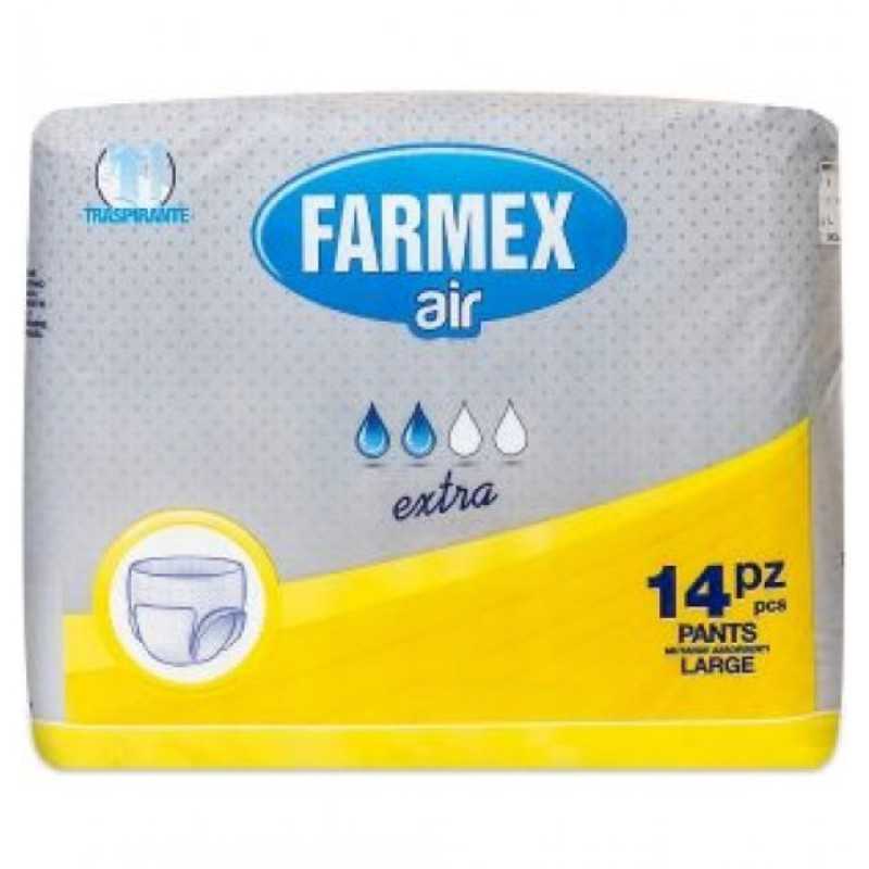 Pannolino per incontinenza sagomato pants farmex grande 14 pezzi