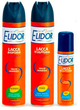 ELIDOR - lacca per capelli sculptural protezione uv fissaggio forte 75 ml — confronto prezzi
