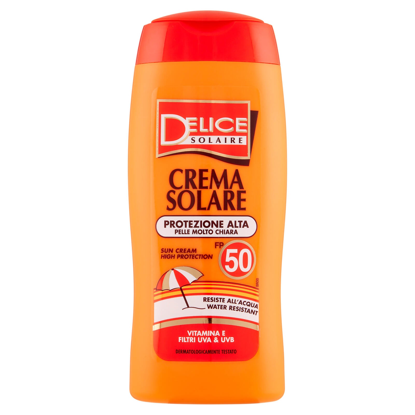 Delice Solaire Fp 50 Protezione Alta Pelle Molto Chiara Crema Solare 250ml