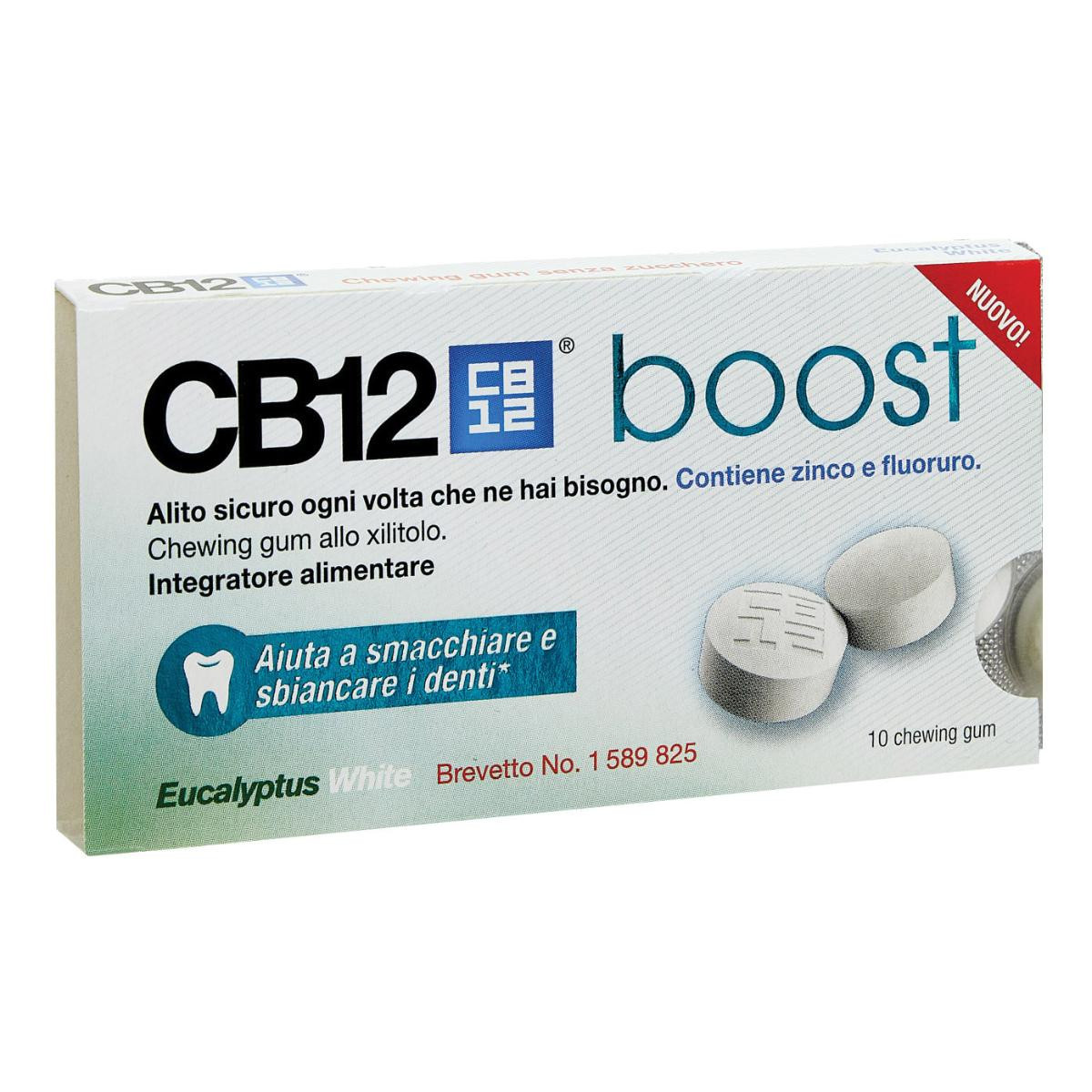 Cb12 boost eucal white 10chew — confronto prezzi