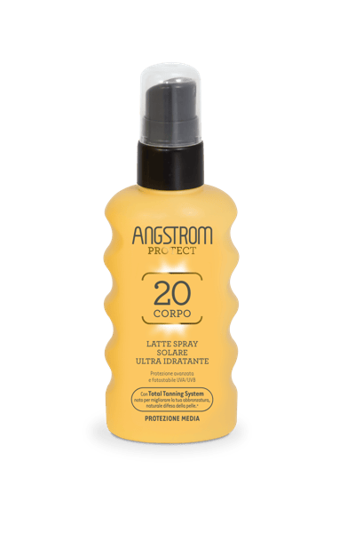 Angstrom Latte Solare Spray Ultra Idratante SPF 20 Corpo 175 ml