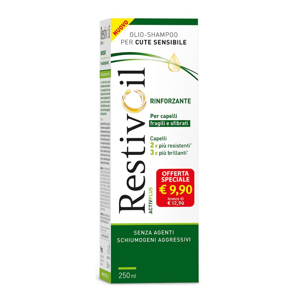 RestivOil Activ Plus Rinforzante Olio-Shampoo Capelli Fragili e Sfibrati, 250ml — confronto prezzi