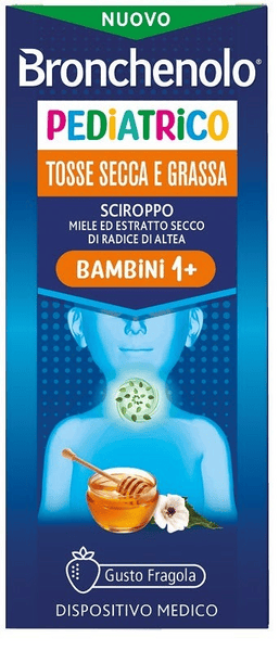 Bronchenolo Sciroppo Pediatrico Per La Tosse Secca e Grassa 120 ml