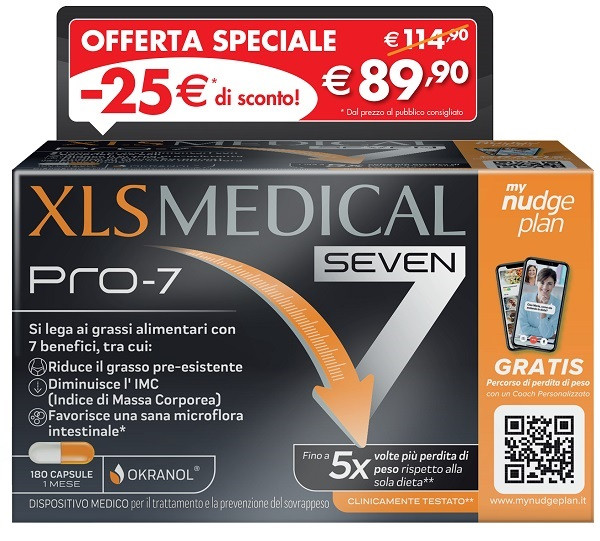 Xls medical pro 7 180 capsule tp
