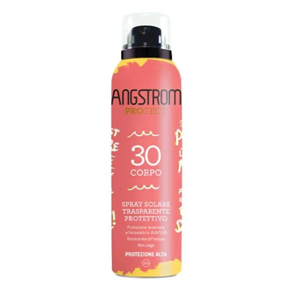 Angstrom Spray Solare Trasparente Corpo SPF 30 Protettivo Limited Edition 200 ml