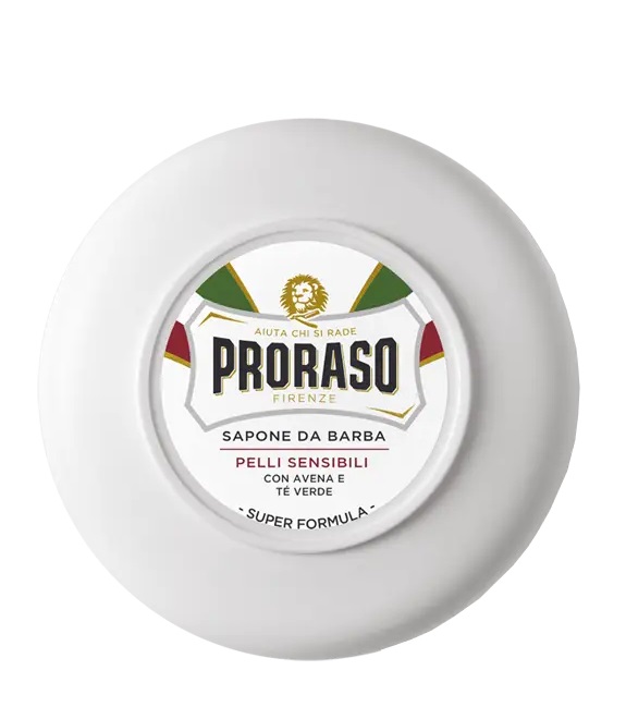 Proraso White Shaving Soap In a Bowl Sensitive Haut 150 ml Sapone