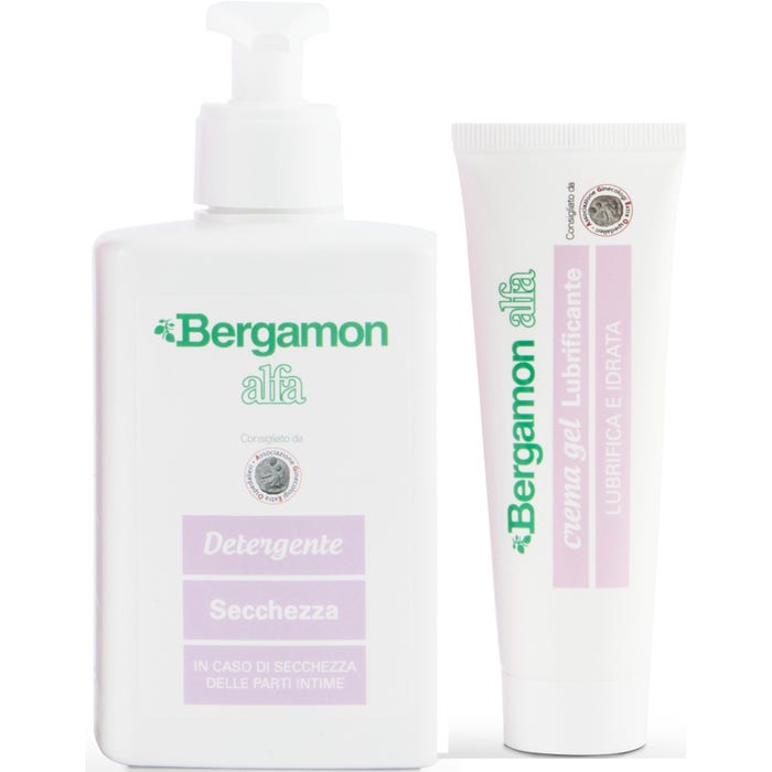 Bergamon - detergente intimo secchezza + gel lubrificante confezione 2 pezzi — confronto prezzi