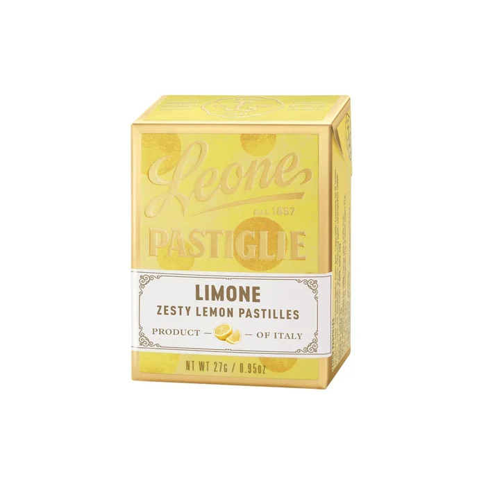Pastiglie Limone Caramelle Vegane Senza Glutine 27g - Leone