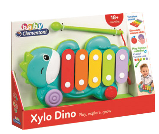 Clementoni - Xylodino Gioco per Bambini Confezione 1 Pezzo