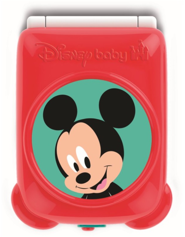 Clementoni Mickey Flip Phone Smartphone Giocattolo Interattivo