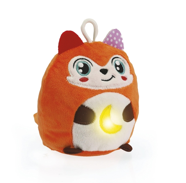 Clementoni Twinkle Twinkle Little Fox Peluche Luce Notturna Per Neonati Con Luci E Melodie