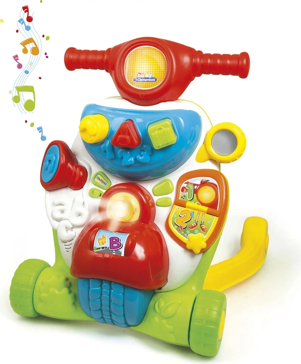 Clementoni Valentino Scooterino Primi Passi Gioco Multiattività 9m+