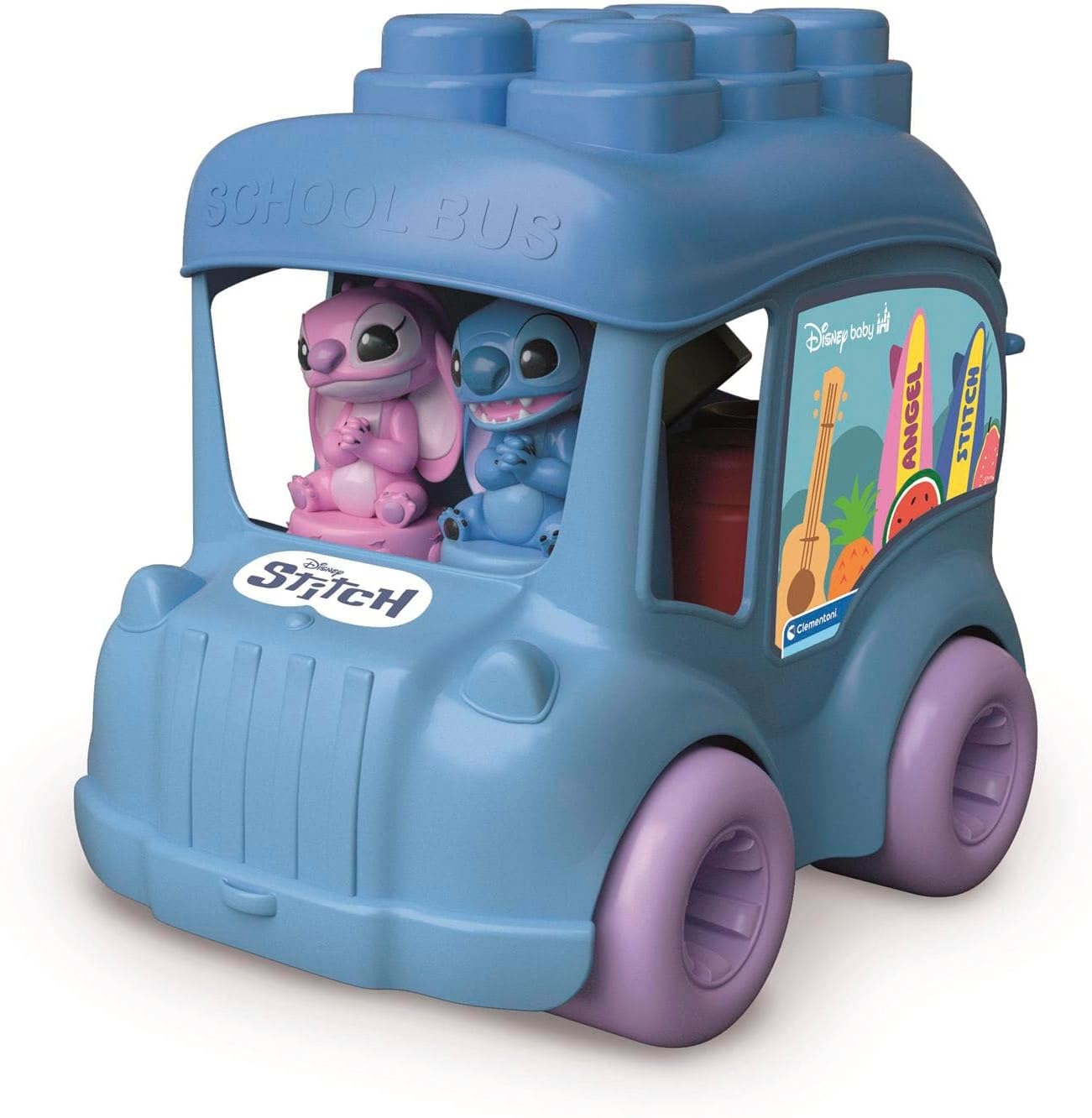Clementoni Clemmy Stich Autobus Con Mattoncini Morbidi E Personaggi Stitch E Angel18 M+ — confronto prezzi