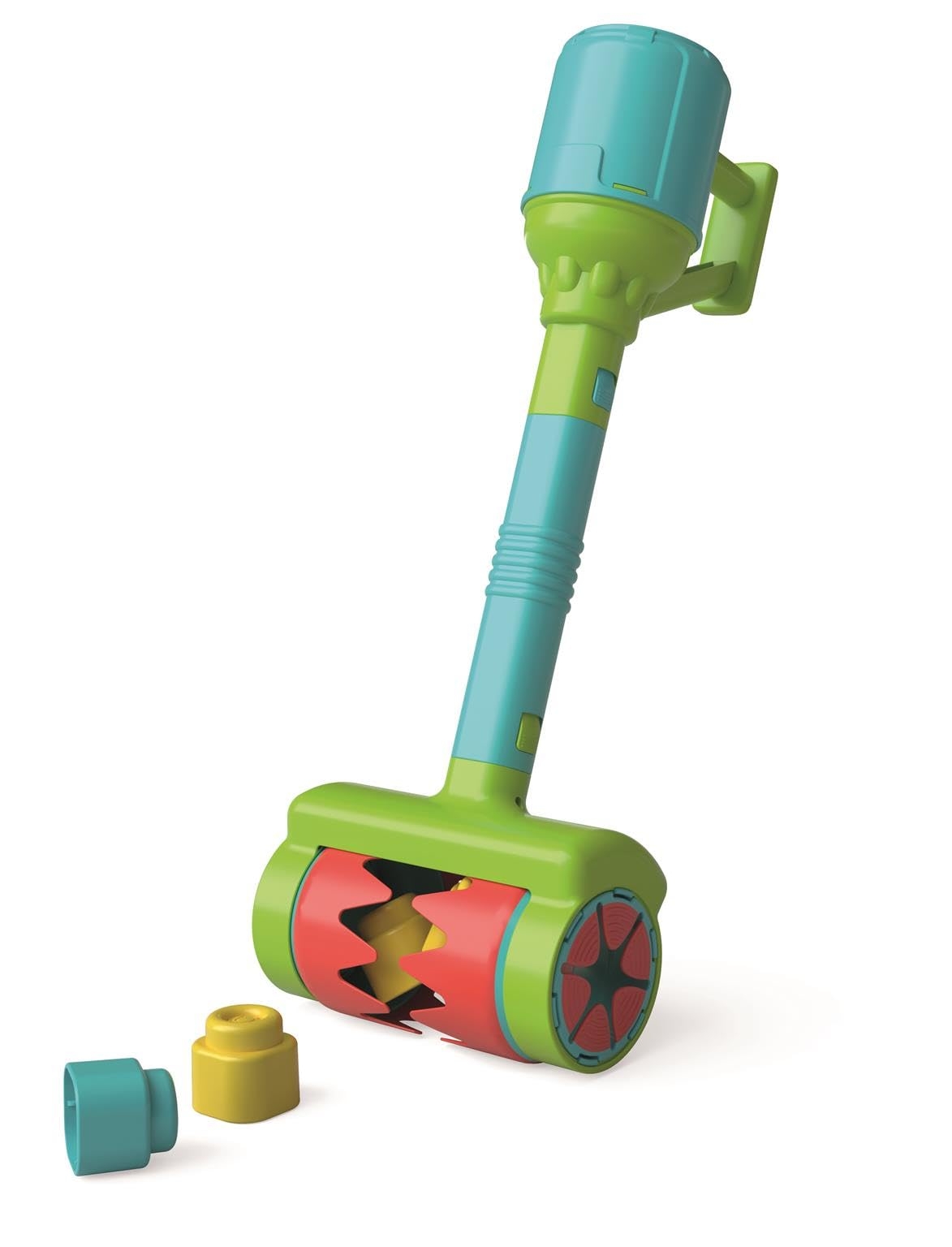 Clementoni Soft Clemmy Sensory Roller Vacuum Aspirapolvere Giocattolo Con 5 Mattoncini Morbidi