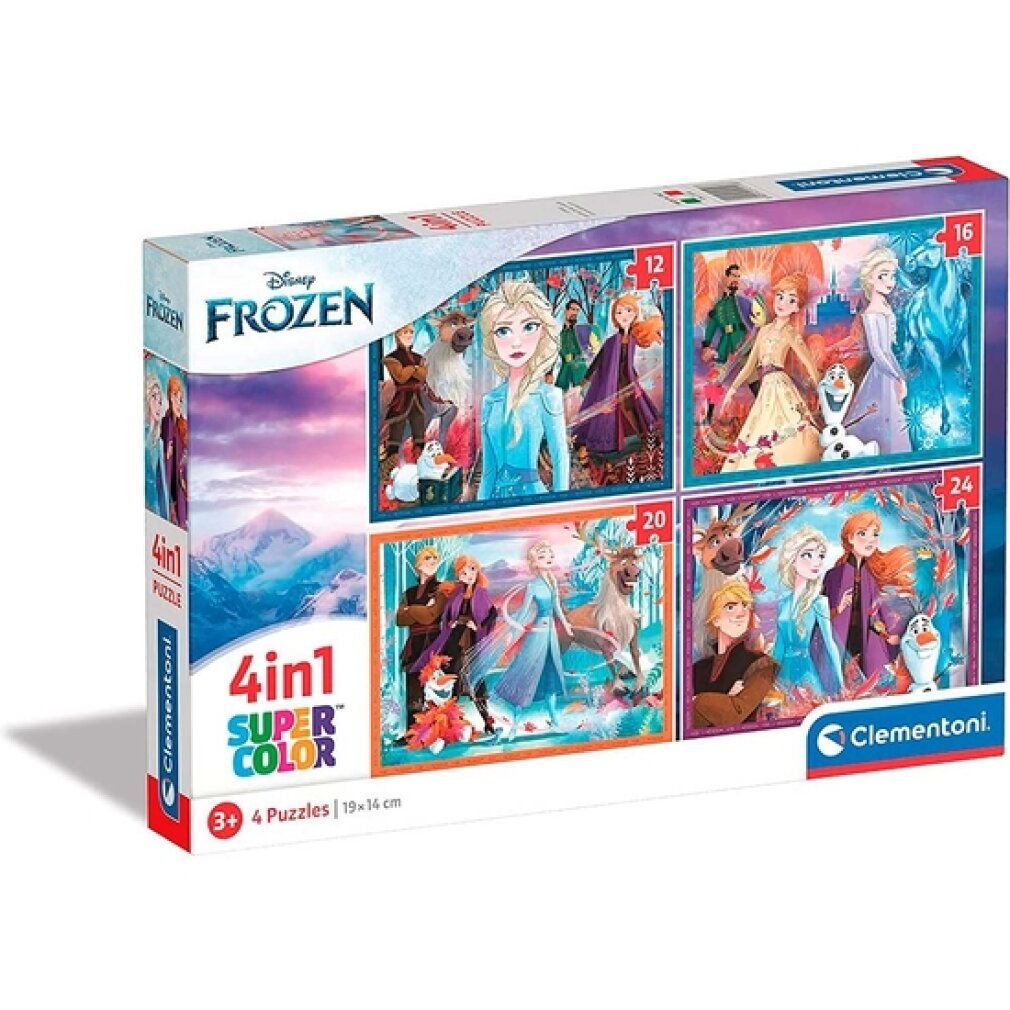 Clementoni Puzzle Disney Frozen, 4in1 1 St