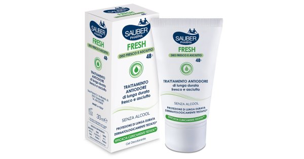 Sauber fresh deodorante gel astuccio 30 ml