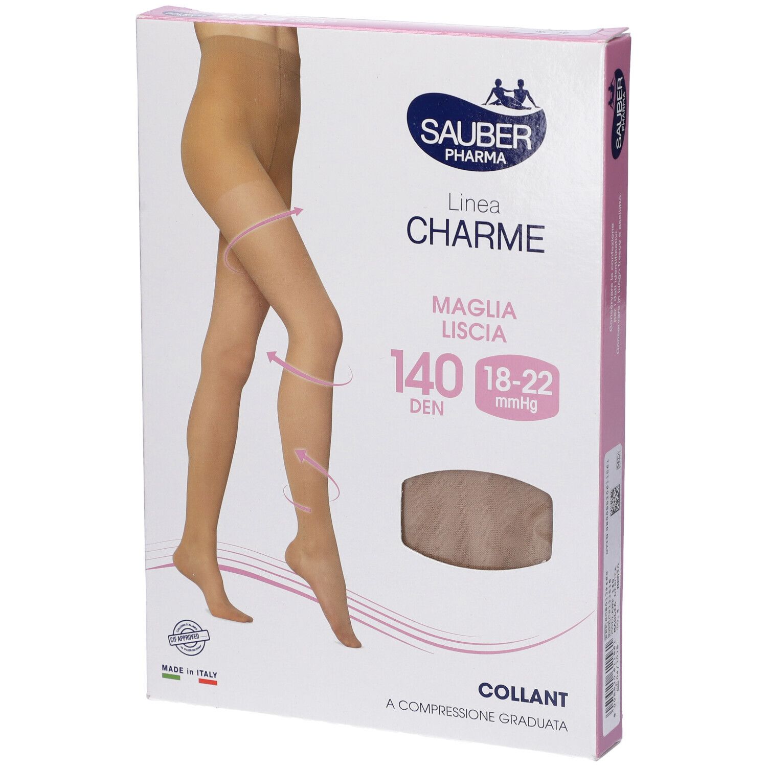 Sauber Charme Collant 140 Denari Ml Medio 4 1 pz Altro